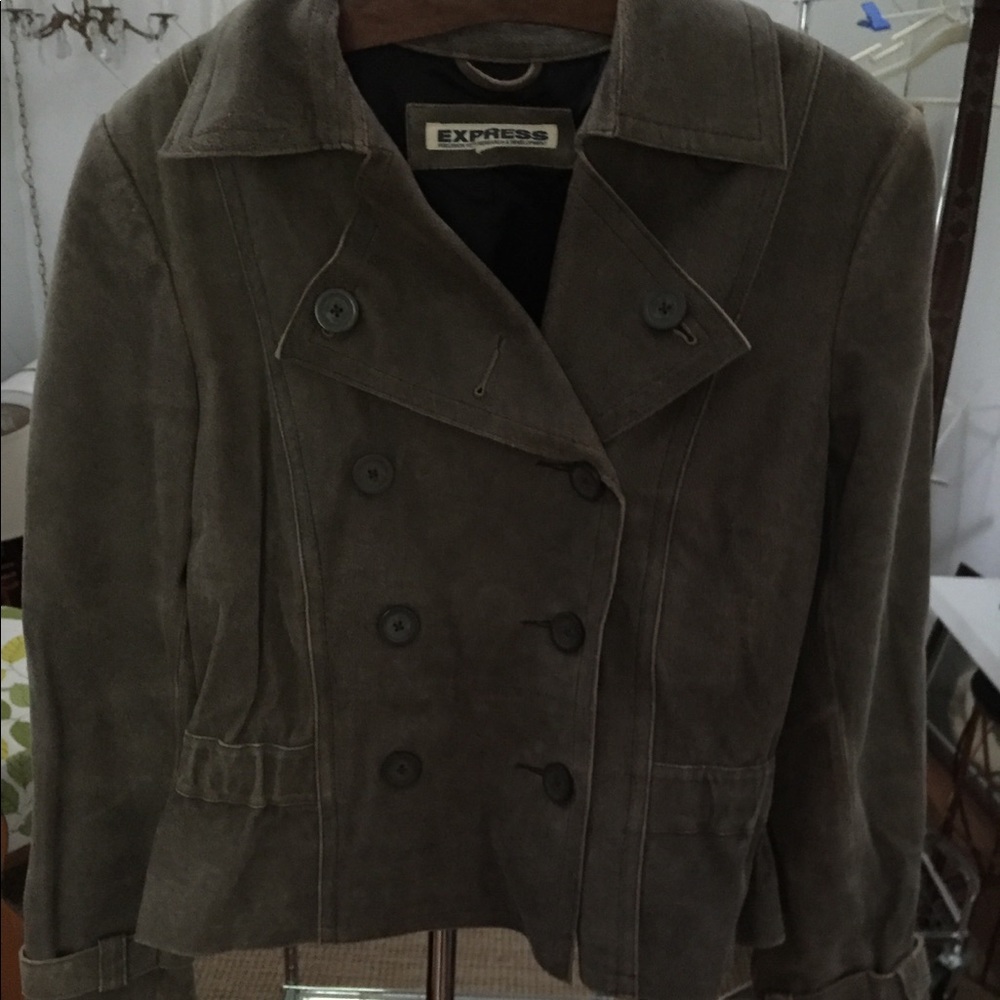Beautiful distressed leather jacket.